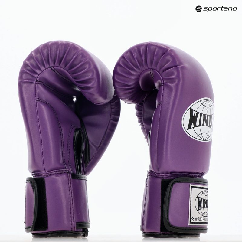 Mănuși de box WINDY Classic Synthetic Leather purple 8