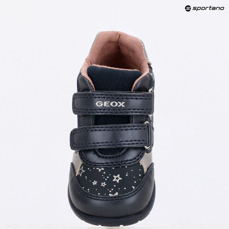 Pantofi pentru copii Geox Elthan navy/dark silver 9
