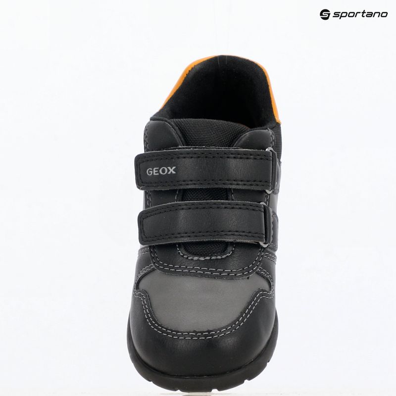 Pantofi pentru copii Geox Elthan negru/ocru 9