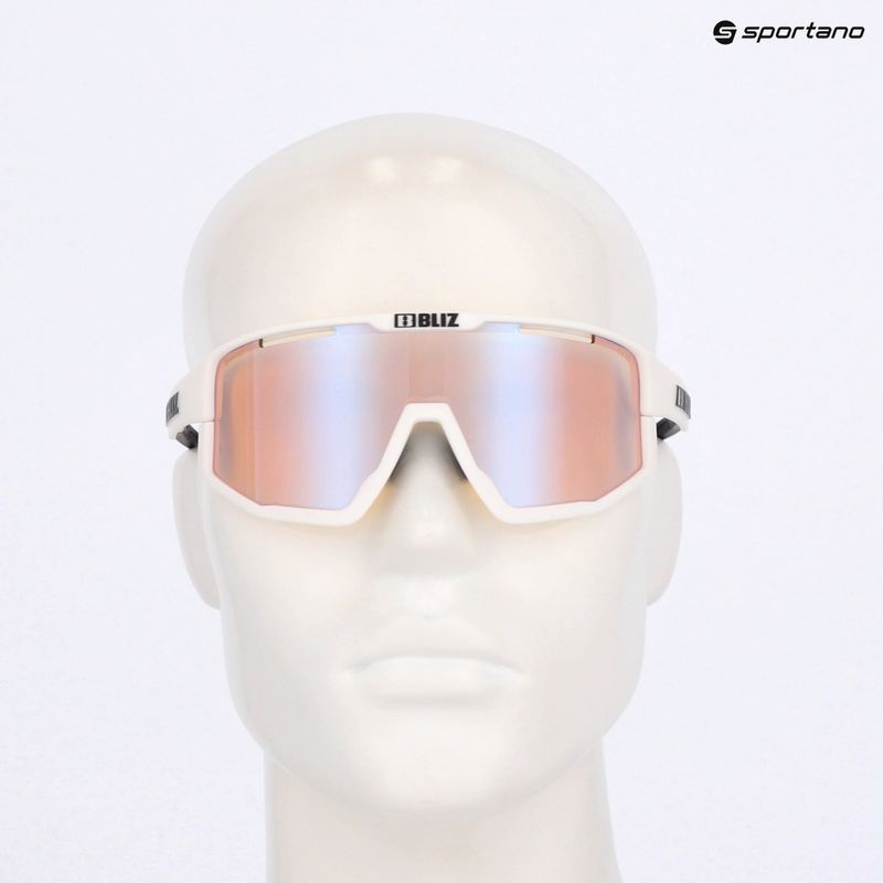 Ochelari de soare Bliz Fusion Nano Optics Nordic Light matt white/ coral/ orange w blue multi 7