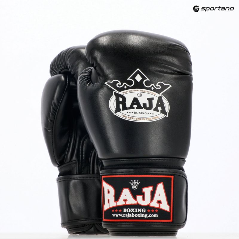 Mănuși de box RAJA BOXING Single Semi Leather black 8