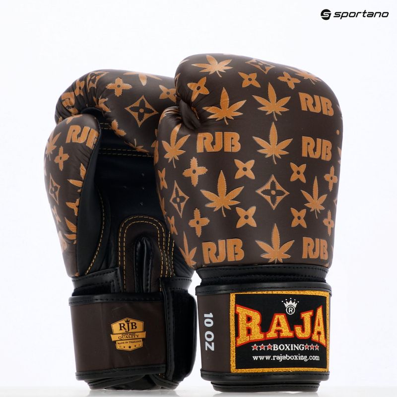 Mănuși de box RAJA BOXING Brown Weed 8