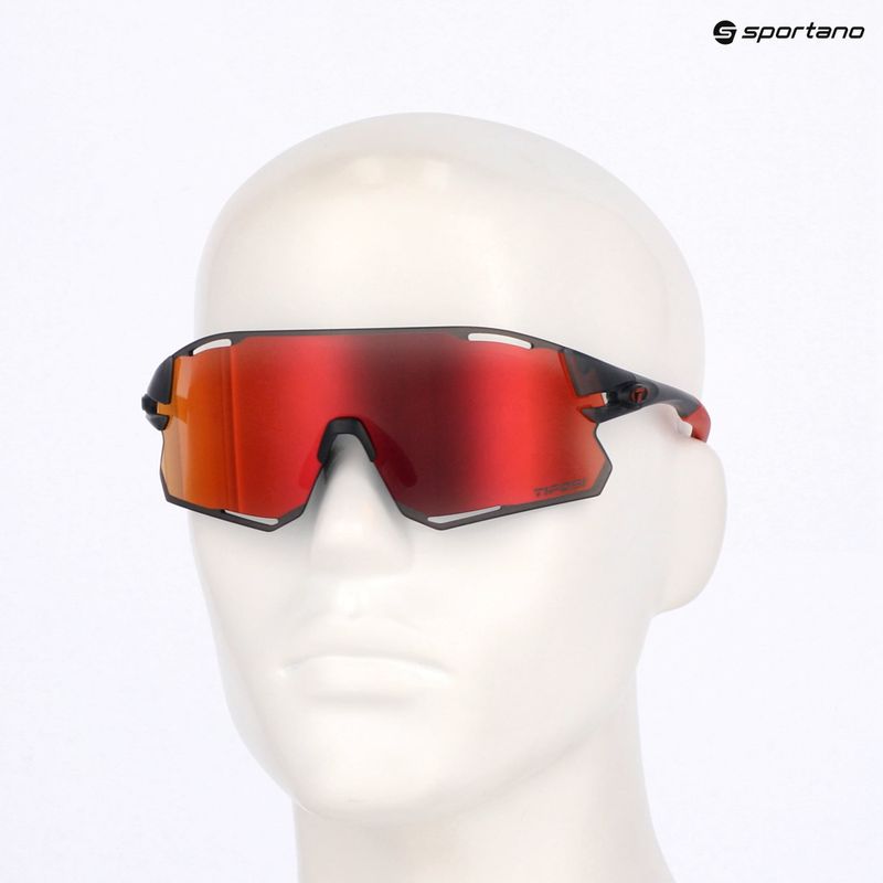 Ochelari de soare Tifosi Rail Race Clarion satin vapor/clarion red/clear 8