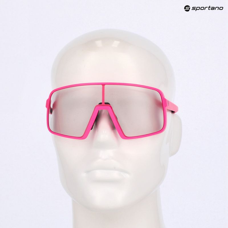 Ochelari de soare SCOTT Torica LS roz acid/grișu sensibili la lumină 7