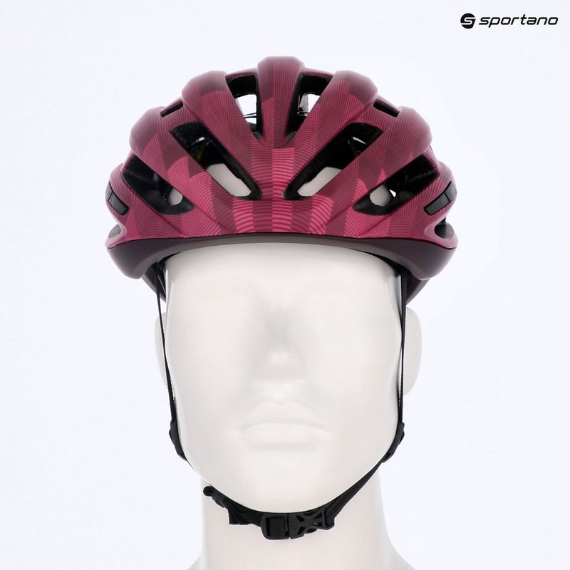 Cască de bicicletă Giro Agilis Integrated MIPS matte dark cherry towers 13