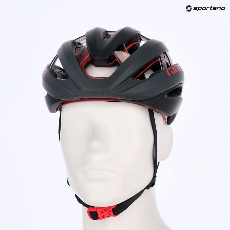 Cască de bicicletă Giro Aries Spherical MIPS matte carbon red 13