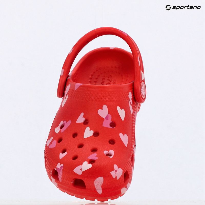 Papuci pentru copii Crocs VDay Clog Toddler cherry red 10