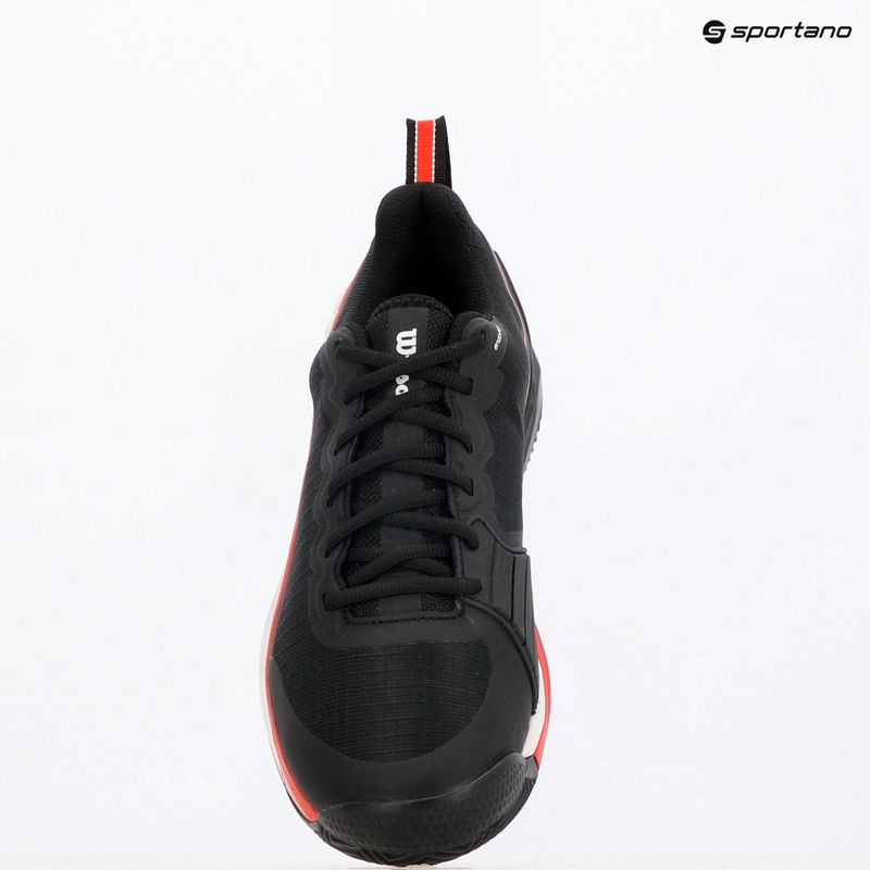 Pantofi de tenis pentru bărbați Wilson Rush Pro 4.5 Clay negru / infraroșu / alb 9