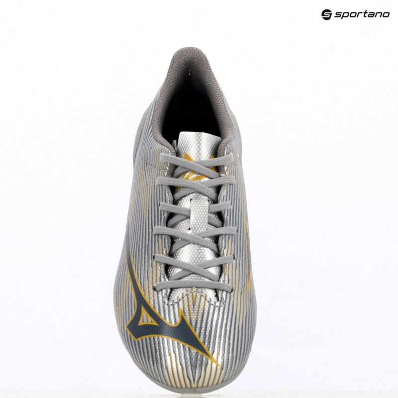 Încălțăminte de fotbal pentru copii Mizuno α II Select Jr Md galaxy silver/8605 c/gold 9