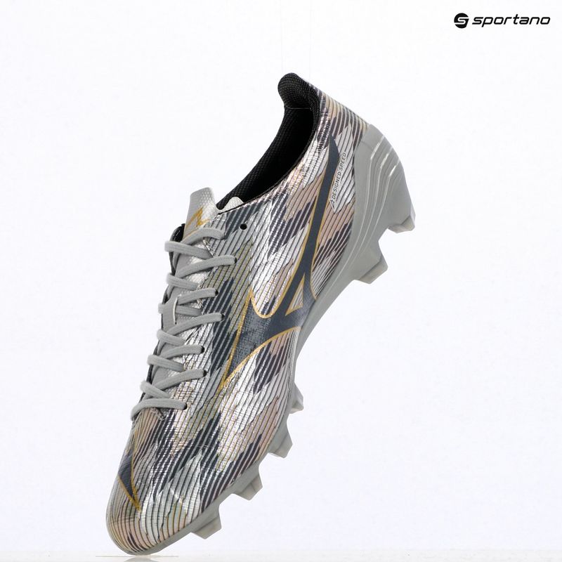 Încălțăminte de fotbal pentru bărbați Mizuno α II Pro Md galaxy silver/8605 c/gold 11