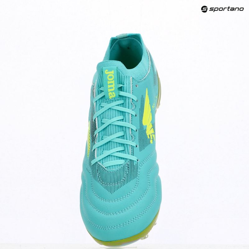 Încălțăminte de fotbal pentru bărbați Joma Powerful Cup FG turquoise 9
