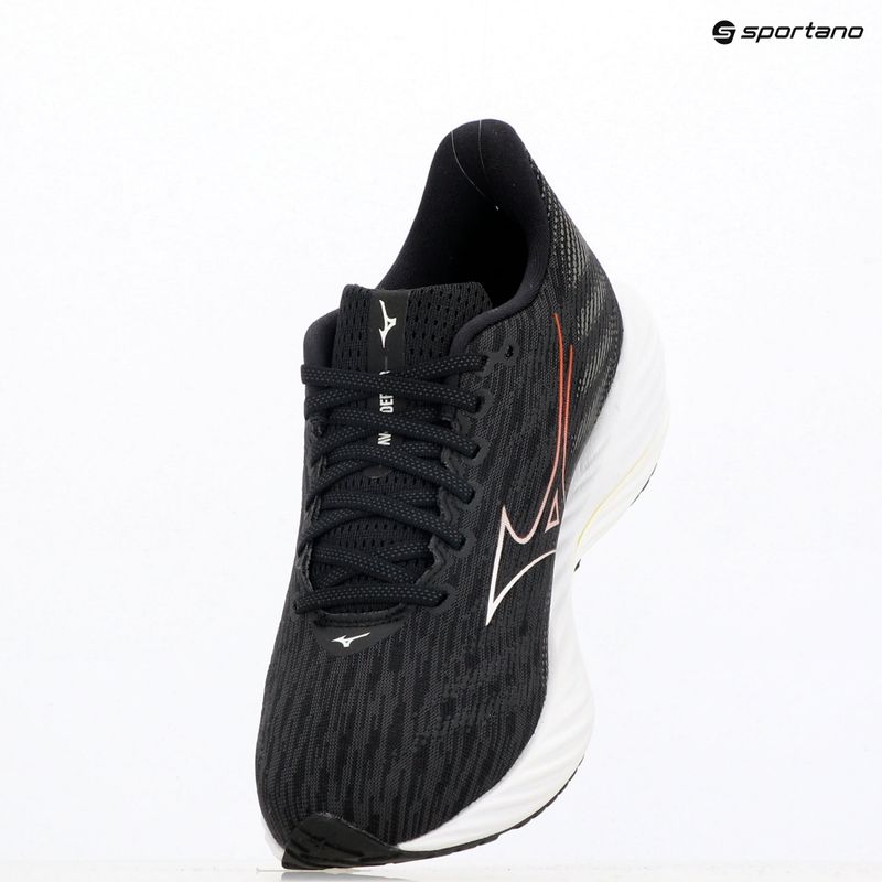 Încălțăminte de alergare pentru bărbați Mizuno Wave Rider 28 black/white/ evening primrose 9
