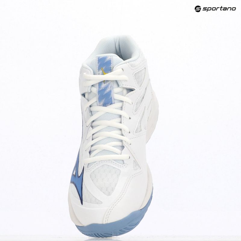 Încălțăminte de volei Mizuno Thunder Blade Z Mid white/bellwether blue/bel air blue 9