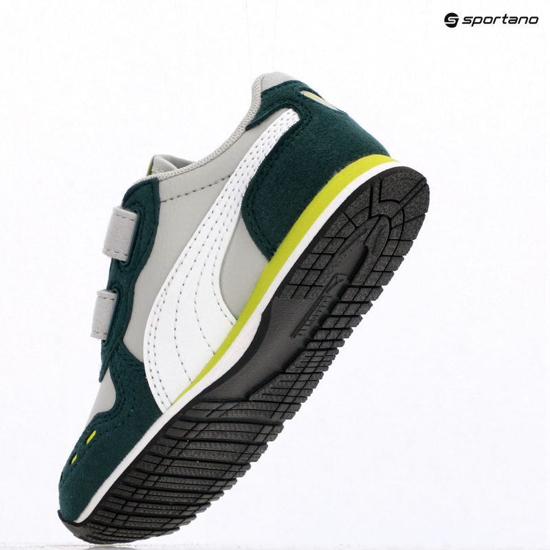 Încălțăminte pentru copii  PUMA Cabana Racer SL 20 V Inf coollightgray/pumawhite/darkmyrtle/limesmash 9