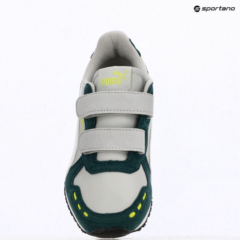 Încălțăminte pentru juniori PUMA Cabana Racer SL 20 V PS coollightgray/pumawhite/darkmyrtle/limesmash 9