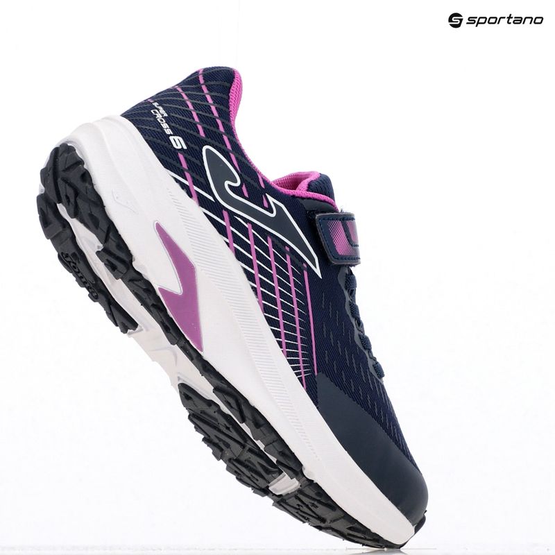 Încălțăminte  de alergare pentru copii Joma Super Cross navy/ fuchsia 9