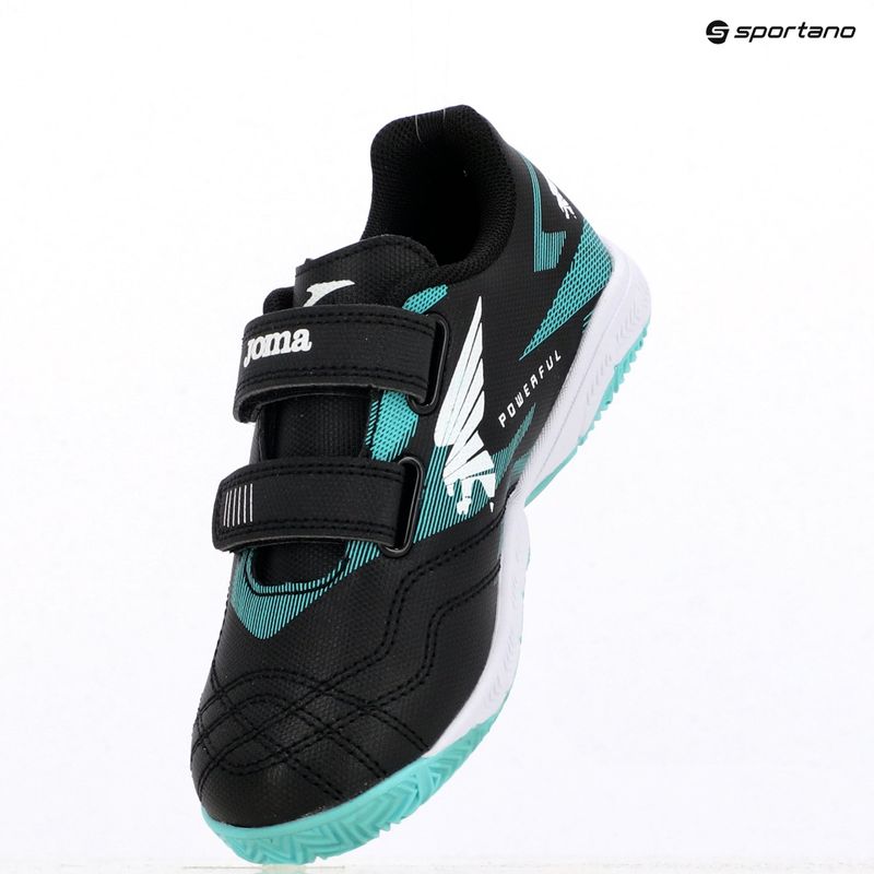 Încălțăminte de fotbal pentru copii  Joma Powerfull Jr IN black 9
