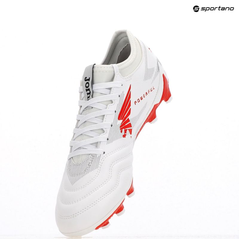 Încălțăminte de fotbal pentru bărbați  Joma Powerful FG white 15