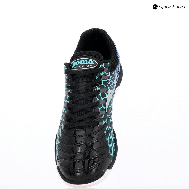 Încălțăminte de fotbal pentru bărbați  Joma Maxima IN black/turquoise 9