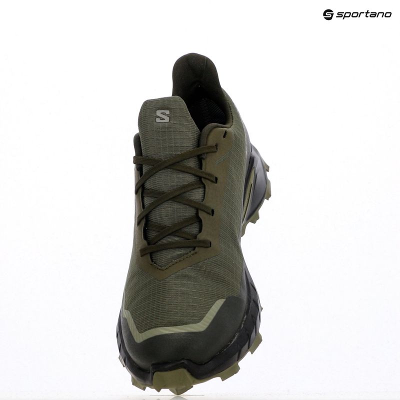 Încălțăminte de alergare pentru bărbați  Salomon Alphacross 5 GTX olive night/black 11