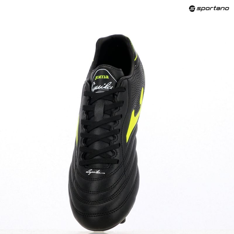 Încălțăminte de fotbal pentru bărbați Joma Aguila FG black/yellow 15