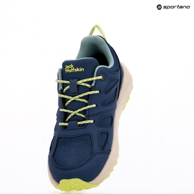Încălțăminte de trekking pentru copii Jack Wolfskin Woodland 2 Texapore Low evening sky 9