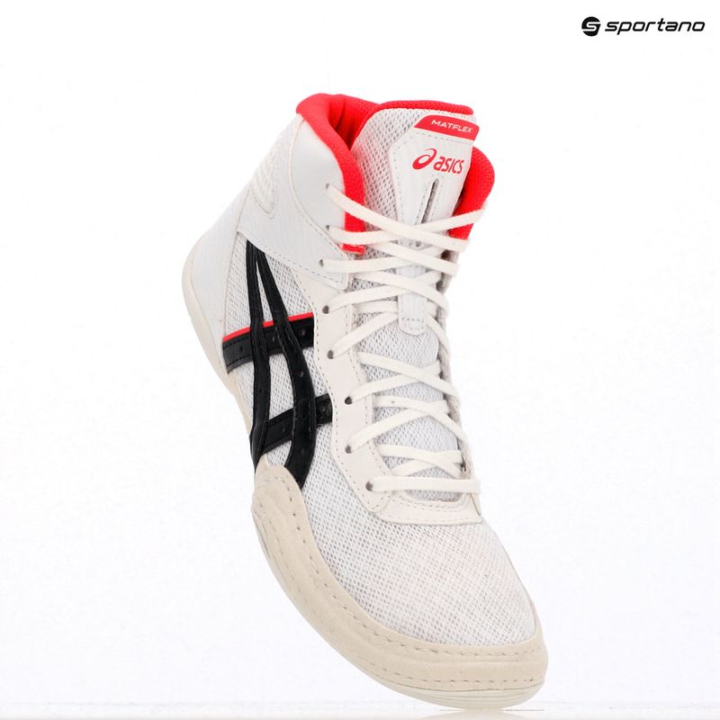 Încălțăminte de wrestling ASICS Matflex 7 white/diva pink 15