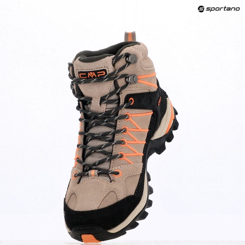 Încălțăminte de trekking pentru femei CMP Rigel Mid Wp sabbia/salmone 9