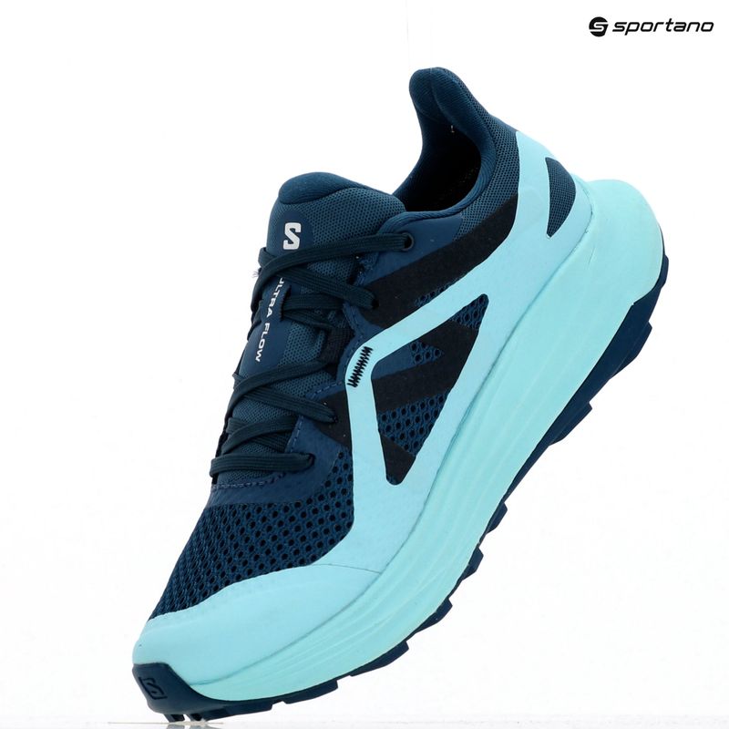 Încălțăminte de alergare pentru femei  Salomon Ultra Flow GTX deep dive/tanager turquoise/carbon 15