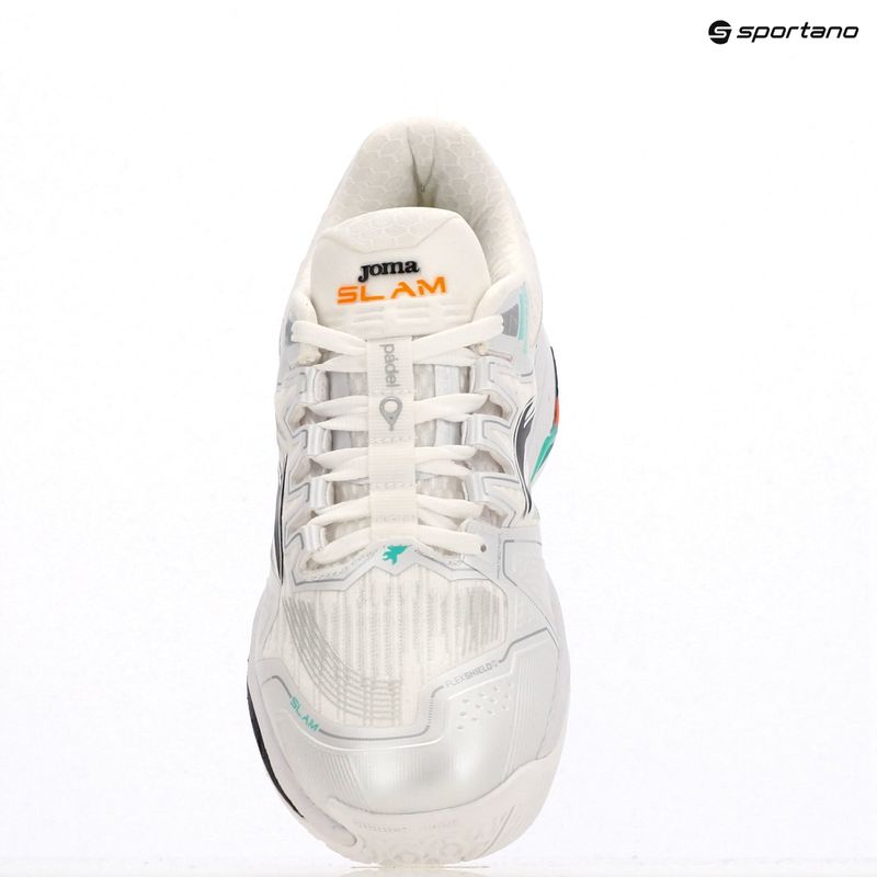 Încălțăminte de padel pentru bărbați Joma Slam OM white/ turquoise 9