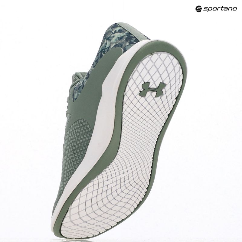 Încălțăminte de antrenament pentru femei  Under Armour Charged Aurora 2+ silica green/white/metallic silica 15