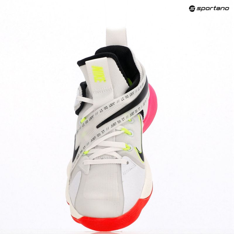 Încălțăminte de volei Nike React Hyperset SE white/pink 6