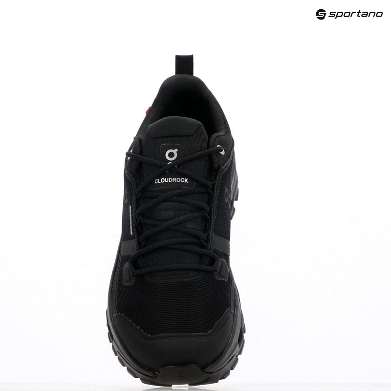 Încălțăminte pentru bărbați  On Running Cloudrock Low Waterproof black/black 13