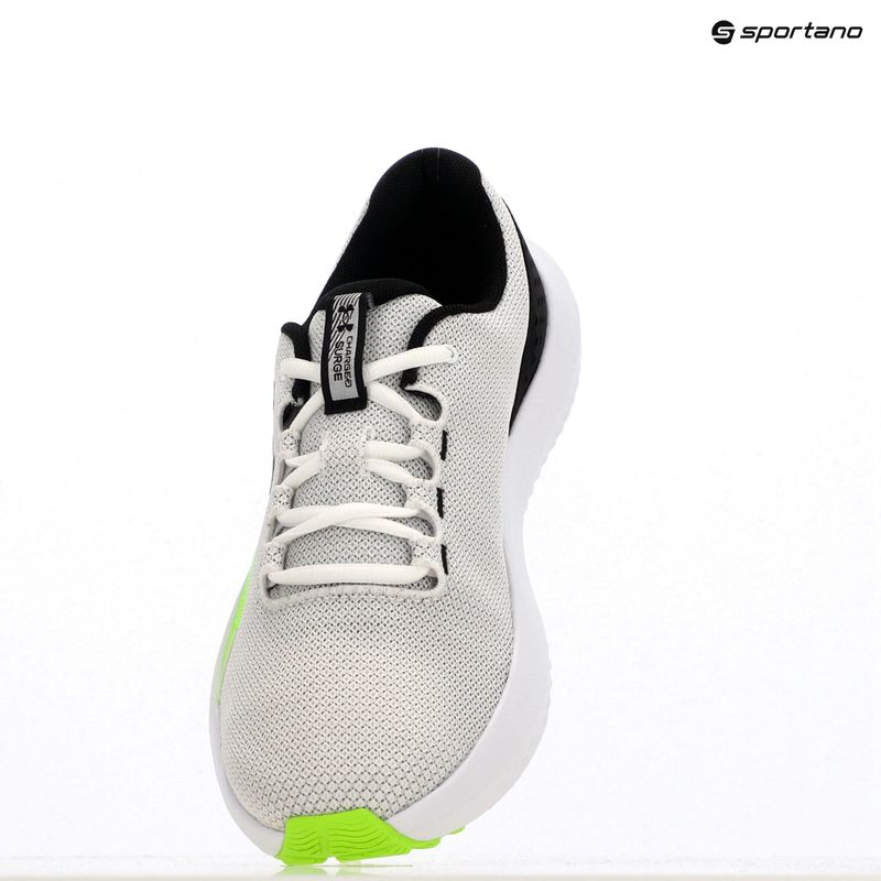 Încălțăminte de alergare pentru bărbați Under Armour Charged Surge 4 white/hyper green/black 6