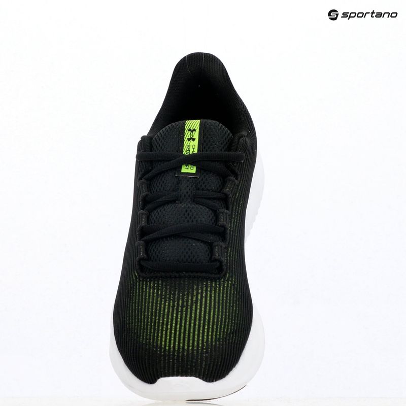 Încălțăminte de alergare pentru bărbați Under Armour Charged Speed Swift black/black/hyper green 9