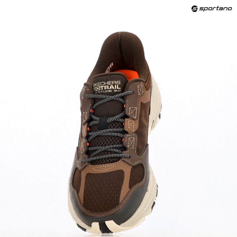 Bărbați SKECHERS Go Run Trail Altitude 2.0 Rocky Hill maro pantofi de alergare 9