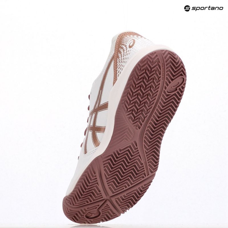 Încălțăminte de padel pentru femei ASICS Gel-Dedicate 8 Padel W white/dark ube 16
