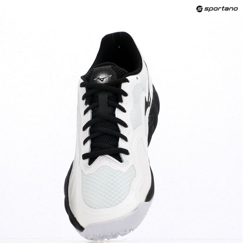 Încălțăminte de tenis pentru bărbați Mizuno Wave Enforce Court CC white/ black/ iron gate 9