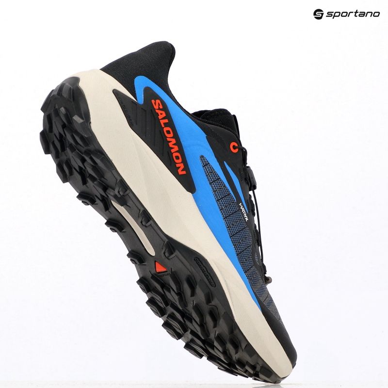 Încălțăminte de alergare pentru bărbați Salomon Genesis black/french blue/cherry tomato 13