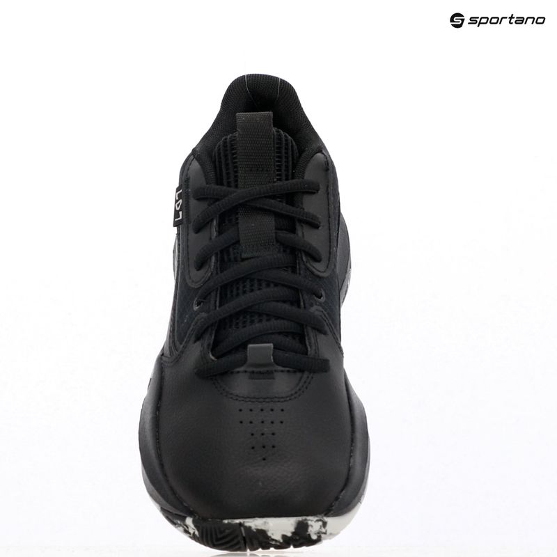 Încălțăminte de baschet pentru copii Under Armour GS Lockdown 7 black/black/metallic silver 14