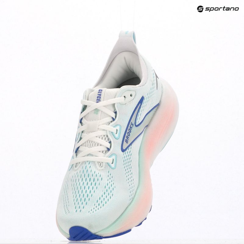 Încălțăminte  de alergare pentru femei Brooks Glycerin 22 wide fit white/limpet shell/amparo blue 16