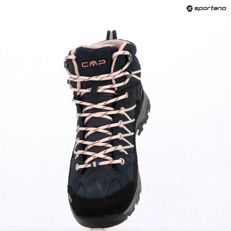 Încălțăminte de trekking pentru juniori CMP Rigel Mid Wp asphalt/rose 12