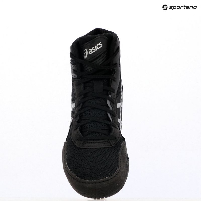 Încălțăminte de wrestling ASICS Matcontrol 3 black/ pure silver 15