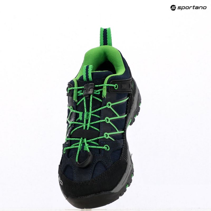 Încălțăminte de trekking pentru copii CMP Rigel Low Wp b.blue/gecko 11