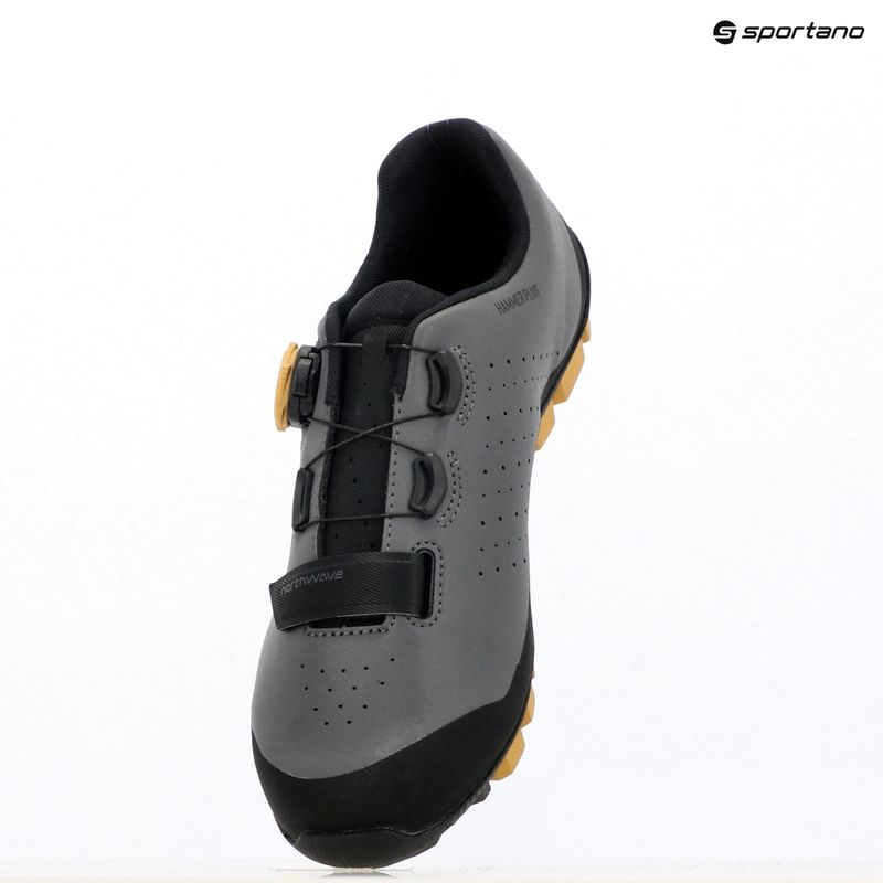 Încălțăminte de ciclism MTB pentru bărbați Northwave Hammer Plus dark grey/honey 5