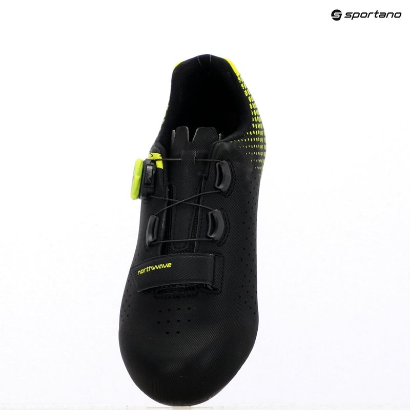 Încălțăminte de șosea pentru bărbați Northwave Core Plus 2 black/yellow fluo 12