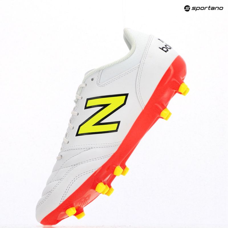 Încălțăminte de fotbal pentru bărbați New Balance 442's Team V2 FG white 12