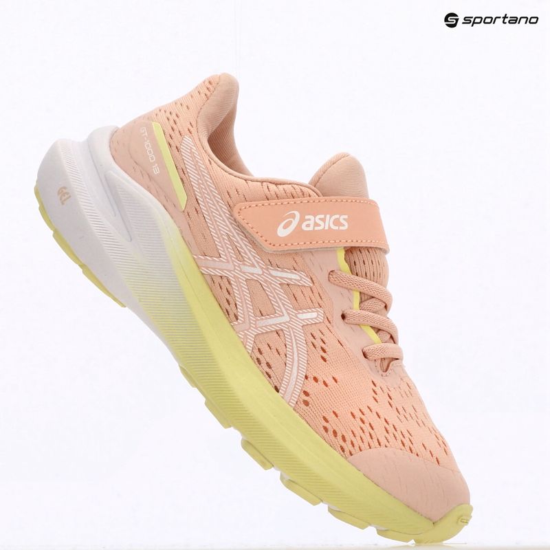 Încălțăminte de alergare pentru copii ASICS GT-1000 13 PS breeze/white 9