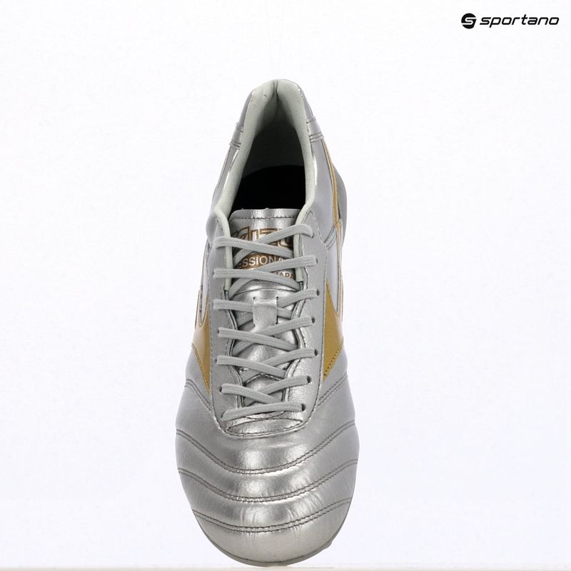 Încălțăminte de fotbal pentru bărbați Mizuno Morelia Dna Japan Md galaxy silver/gold/gold 3