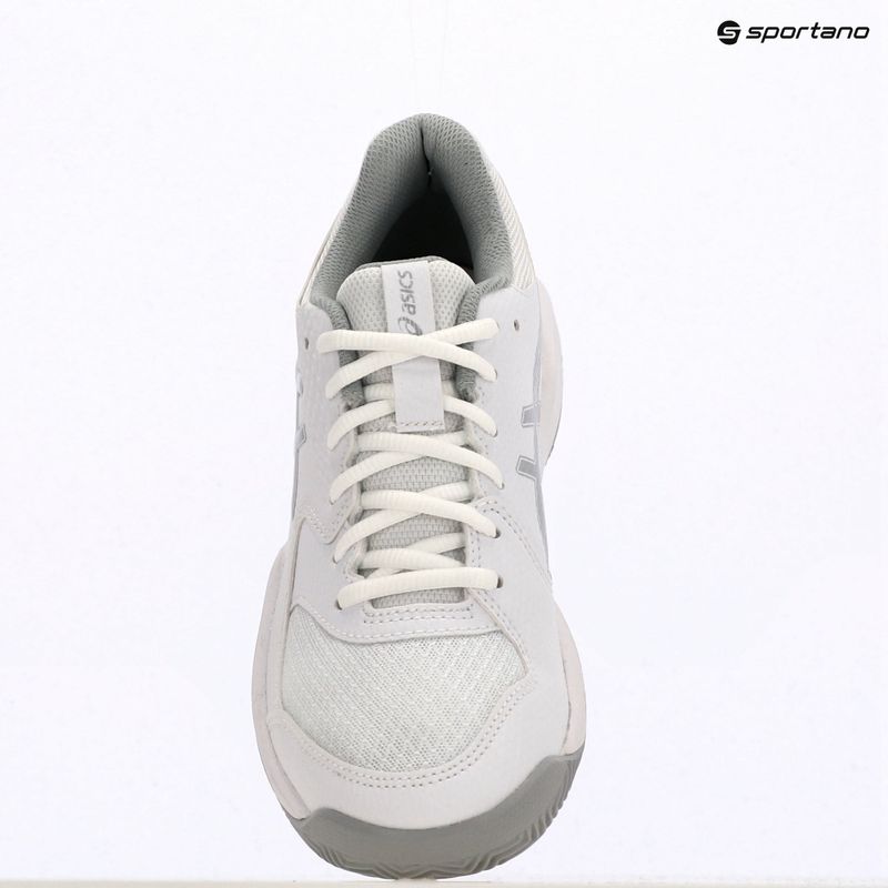 Încălțăminte de tenis pentru femei ASICS Gel-Dedicate 8 Clay W white/pure silver 16
